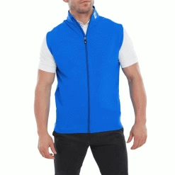 FOOTJOY FULL-ZIP KNIT GOLF VEST – COBALT -CLUBS Sales Shop FULLZIPKNIT COBALT2 600x600 1