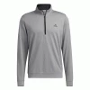 ADIDAS PRIMEGREEN 1/4 ZIP GOLF PULLOVER – GREY THREE / BLACK -CLUBS Sales Shop HC5582 APP photo front whit 600x600 1
