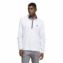 ADIDAS PRIMEGREEN 1/4 ZIP GOLF PULLOVER – WHITE 13 ADIDAS PRIMEGREEN 1/4 ZIP GOLF PULLOVER – WHITE -CLUBS Sales Shop HM8263 3 APPAREL On Model Standard View white 600x600 1