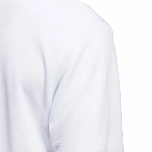 ADIDAS PRIMEGREEN 1/4 ZIP GOLF PULLOVER – WHITE 4 ADIDAS PRIMEGREEN 1/4 ZIP GOLF PULLOVER – WHITE - Image 2