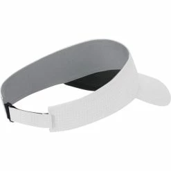 ADIDAS TOUR GOLF VISOR – WHITE / GREY -CLUBS Sales Shop IC4353 2 HARDWARE Photography Back View white 600x600 1