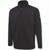 ISLAND GREEN TECH CHEST PRINT THERMAL 1/4 ZIP PULLOVER – BLACK -CLUBS Sales Shop IG TOPLAYER BLACK 600x600 1