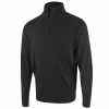 ISLAND GREEN FINE KNIT SUPERSOFT 1/4 ZIP JUMPER – BLACK -CLUBS Sales Shop IGSSBLACK 600x600 1