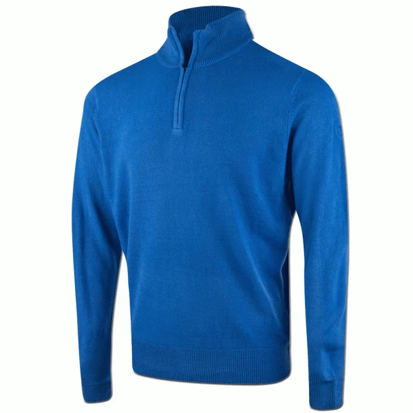 ISLAND GREEN FINE KNIT SUPERSOFT 1/4 ZIP JUMPER – ROYAL BLUE 3 ISLAND GREEN FINE KNIT SUPERSOFT 1/4 ZIP JUMPER – ROYAL BLUE