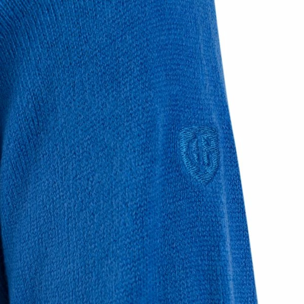 ISLAND GREEN FINE KNIT SUPERSOFT 1/4 ZIP JUMPER – ROYAL BLUE 4 ISLAND GREEN FINE KNIT SUPERSOFT 1/4 ZIP JUMPER – ROYAL BLUE - Image 2