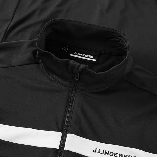J.LINDEBERG JARVIS MID LAYER GOLF JACKET – BLACK 5 J.LINDEBERG JARVIS MID LAYER GOLF JACKET – BLACK - Image 3