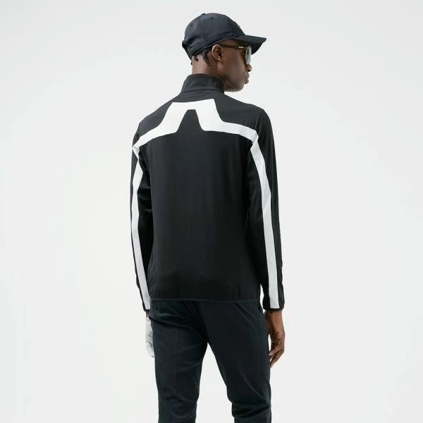 J.LINDEBERG JARVIS MID LAYER GOLF JACKET – BLACK 7 J.LINDEBERG JARVIS MID LAYER GOLF JACKET – BLACK - Image 5