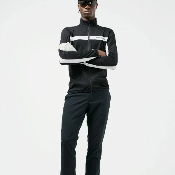 J.LINDEBERG JARVIS MID LAYER GOLF JACKET – BLACK 6 J.LINDEBERG JARVIS MID LAYER GOLF JACKET – BLACK - Image 4