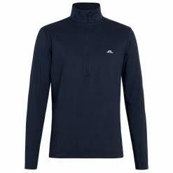 J.LINDEBERG LUKE 1/2 ZIP MIDLAYER – NAVY