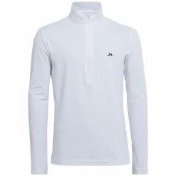 J.LINDEBERG LUKE 1/2 ZIP MIDLAYER – WHITE