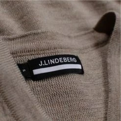 J.LINDEBERG LYMANN TOUR MERINO V-NECK GOLF SWEATER / TIGER BROWN -CLUBS Sales Shop JL Lymann BROWN 3 600x600 1