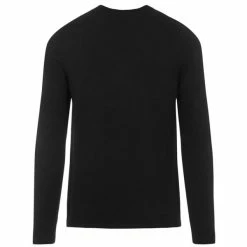 J.LINDEBERG LYMANN TOUR MERINO V-NECK GOLF SWEATER / BLACK -CLUBS Sales Shop JL Lymann Black 2 600x600 1
