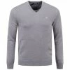 J.LINDEBERG LYMANN TOUR MERINO V-NECK GOLF SWEATER / GREY MELANGE -CLUBS Sales Shop JL Lymann Grey main 600x600 1
