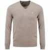 J.LINDEBERG LYMANN TOUR MERINO V-NECK GOLF SWEATER / TIGER BROWN -CLUBS Sales Shop JL Lymann TigerBrown 1 600x600 1