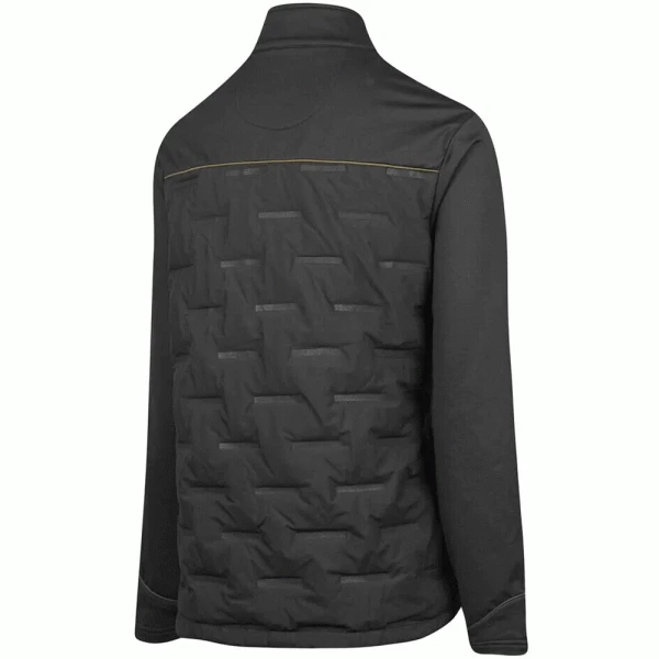 ISLAND GREEN LADIES THERMO-TECH HEAT WELDED GOLF JACKET – BLACK / GOLD 4 ISLAND GREEN LADIES THERMO-TECH HEAT WELDED GOLF JACKET – BLACK / GOLD - Image 2