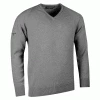 GLENMUIR LEVEN LAMBSWOOL V NECK GOLF JUMPER – GREY -CLUBS Sales Shop LEVEN MID GREY 600x600 1