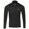 LYLE & SCOTT TECH 1/4 ZIP MIDLAYER – JET BLACK