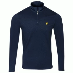 LYLE & SCOTT TECH 1/4 ZIP MIDLAYER – DARK NAVY
