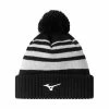 MIZUNO BREATH THERMO POM BEANIE – BLACK -CLUBS Sales Shop MIZUNO BT POM BLACK 600x600 1