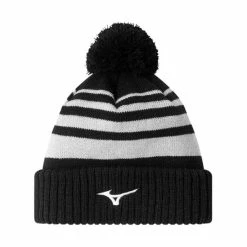 MIZUNO BREATH THERMO POM BEANIE – BLACK