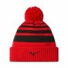 MIZUNO BREATH THERMO POM BEANIE – RED -CLUBS Sales Shop MIZUNO BT POM RED 600x600 1
