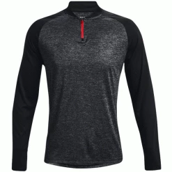 UNDER ARMOUR UA TECH 2.0 NOVELTY GOLF PULLOVER – BLACK