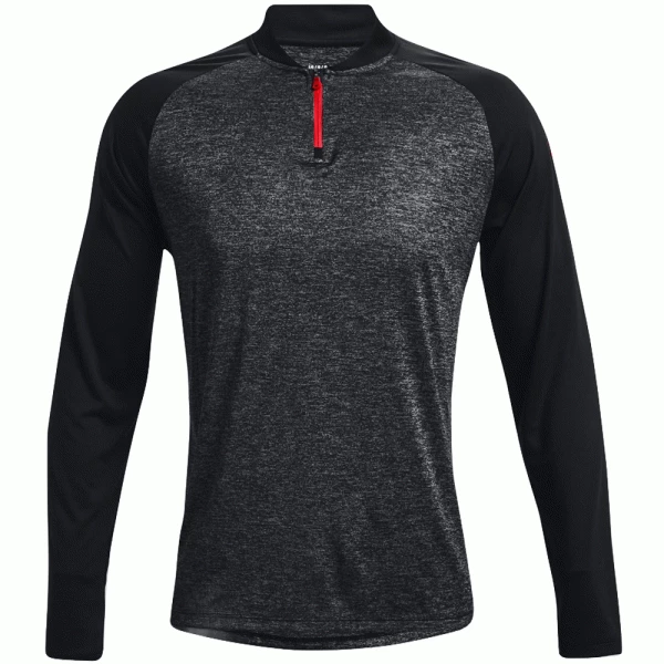 UNDER ARMOUR UA TECH 2.0 NOVELTY GOLF PULLOVER – BLACK 3 UNDER ARMOUR UA TECH 2.0 NOVELTY GOLF PULLOVER – BLACK