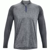 UNDER ARMOUR UA TECH 2.0 NOVELTY GOLF PULLOVER – GREY