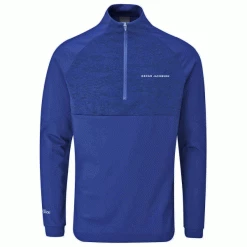 OSCAR JACOBSON LEXINTON 1/4 ZIP JUMPER – ELECTRIC