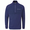 OSCAR JACOBSON LEXINTON 1/4 ZIP JUMPER – NAVY