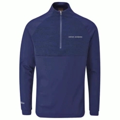 OSCAR JACOBSON LEXINTON 1/4 ZIP JUMPER – NAVY