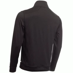 CALVIN KLEIN ORBIT 1/2 ZIP GOLF PULLOVER – BLACK / RED -CLUBS Sales Shop ORBIT BLACKRED1 1 600x600 1