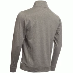 CALVIN KLEIN ORBIT 1/2 ZIP GOLF PULLOVER – SILVER MARL -CLUBS Sales Shop ORBIT GREY1 1 600x600 1