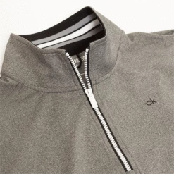 CALVIN KLEIN ORBIT 1/2 ZIP GOLF PULLOVER – SILVER MARL -CLUBS Sales Shop ORBIT GREY2 1 600x600 1