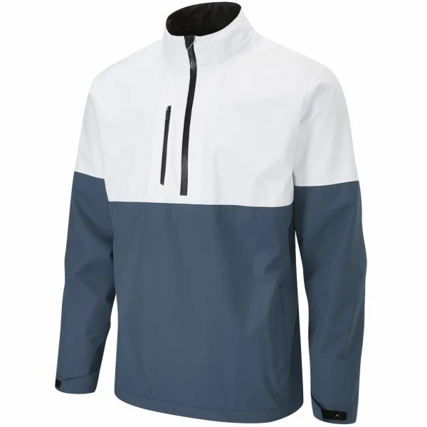 PING SENSORDRY PRO HALF-ZIP WATERPROOF GOLF JACKET – STORMCLOUD / WHITE 6 PING SENSORDRY PRO HALF-ZIP WATERPROOF GOLF JACKET – STORMCLOUD / WHITE - Image 4