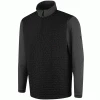 ISLAND GREEN QUILTED CHEST 1/4 ZIP PULLOVER – BLACK -CLUBS Sales Shop PADDEDTOPLAYER BLACK 600x600 1