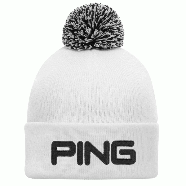 PING CLASSIC BOBBLE HAT – WHITE 3 PING CLASSIC BOBBLE HAT – WHITE
