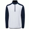 PING EDISON 1/2 ZIP THERMAL FLEECE GOLF PULLOVER – WHITE / OXFORD BLUE -CLUBS Sales Shop PINGEDISONWHITE 600x600 1