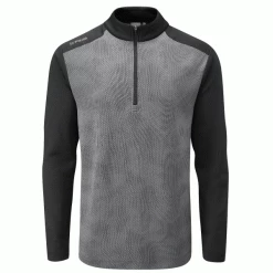 PING VERTICAL 1/2 ZIP PULLOVER – ASPHALT / BLACK