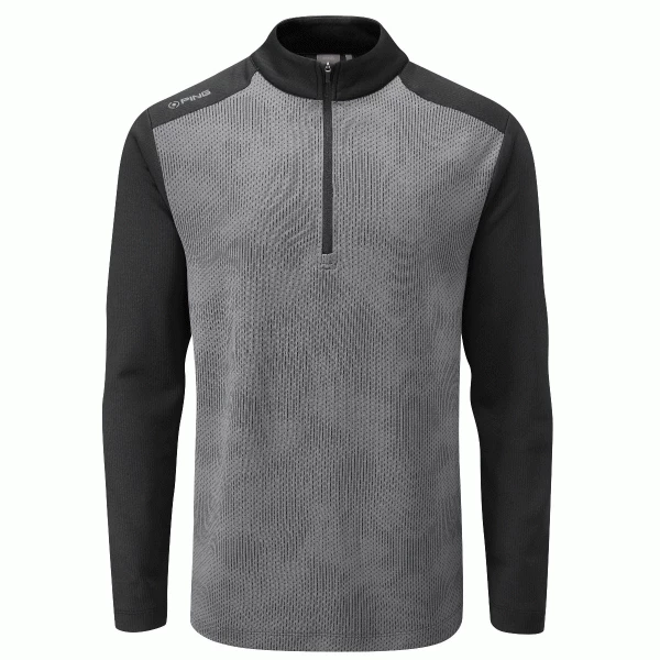 PING VERTICAL 1/2 ZIP PULLOVER – ASPHALT / BLACK 3 PING VERTICAL 1/2 ZIP PULLOVER – ASPHALT / BLACK