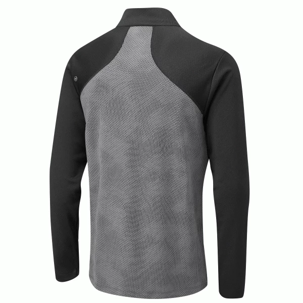 PING VERTICAL 1/2 ZIP PULLOVER – ASPHALT / BLACK 4 PING VERTICAL 1/2 ZIP PULLOVER – ASPHALT / BLACK - Image 2