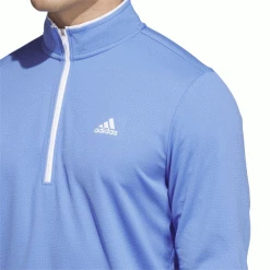 ADIDAS PRIMEGREEN 1/4 ZIP GOLF PULLOVER – BLUE FUSION -CLUBS Sales Shop PRIMEGREEN BLUEFUSION3 600x600 1