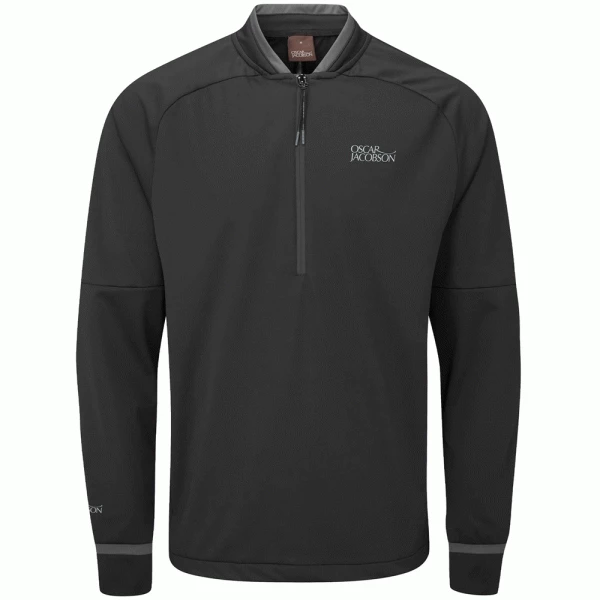 OSCAR JACOBSON REDFERN 1/2 ZIP WINDSTOPPER JACKET – BLACK 3 OSCAR JACOBSON REDFERN 1/2 ZIP WINDSTOPPER JACKET – BLACK