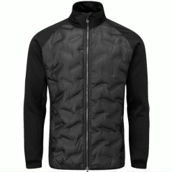 OSCAR JACOBSON RUSHTON PADDED THERMAL JACKET – BLACK