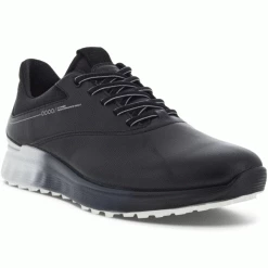 ECCO 2023 S-THREE GORE-TEX® GOLF SHOES – BLACK / CONCRETE -CLUBS Sales Shop S THREE BLACK2 600x600 1