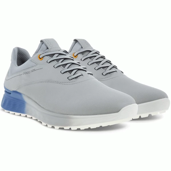 ECCO 2023 S-THREE GORE-TEX® GOLF SHOES – CONCRETE / RETRO BLUE 6 ECCO 2023 S-THREE GORE-TEX® GOLF SHOES – CONCRETE / RETRO BLUE - Image 4