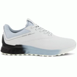 ECCO 2023 S-THREE GORE-TEX® GOLF SHOES – WHITE / BLACK / AIR