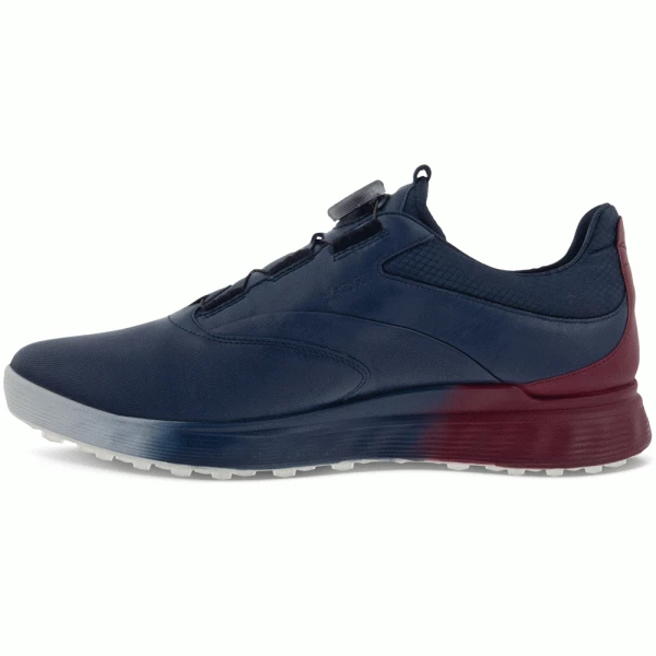 ECCO 2023 S-THREE BOA GORE-TEX® GOLF SHOES – MARINE / MORILLO 4 ECCO 2023 S-THREE BOA GORE-TEX® GOLF SHOES – MARINE / MORILLO - Image 2