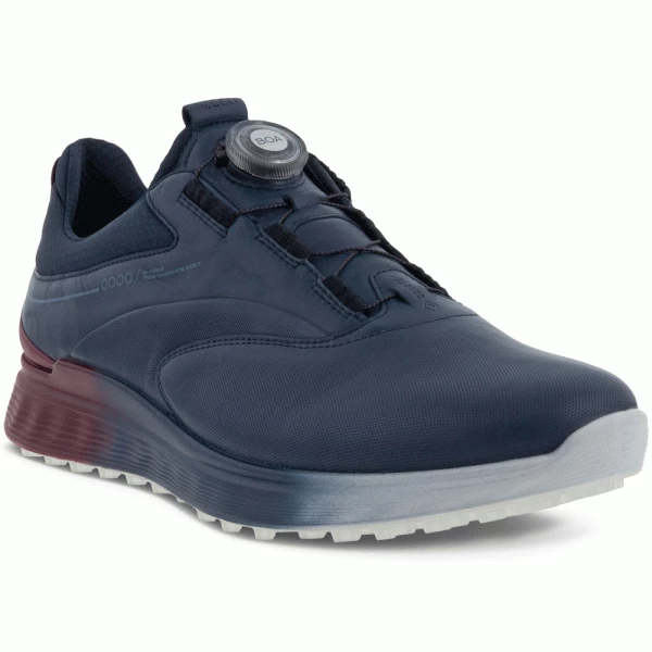 ECCO 2023 S-THREE BOA GORE-TEX® GOLF SHOES – MARINE / MORILLO 5 ECCO 2023 S-THREE BOA GORE-TEX® GOLF SHOES – MARINE / MORILLO - Image 3