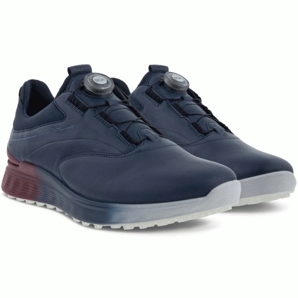 ECCO 2023 S-THREE BOA GORE-TEX® GOLF SHOES – MARINE / MORILLO 6 ECCO 2023 S-THREE BOA GORE-TEX® GOLF SHOES – MARINE / MORILLO - Image 4